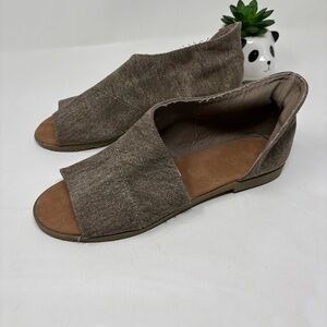 BAMBOO Tan Open-Toe Sandals